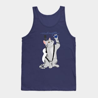 MUSICIAN MIDNIGHTS CAT ERA Tank Top